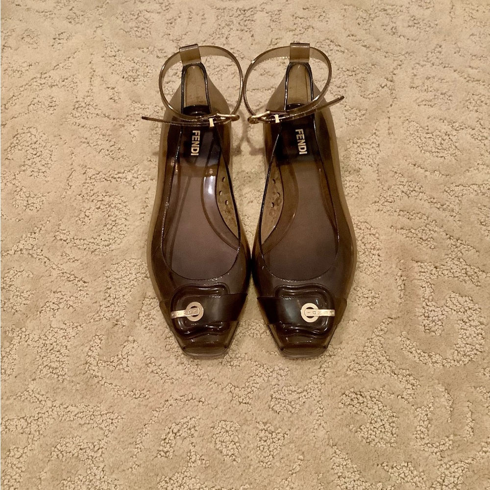 Fendi Jelly Ballet Flats